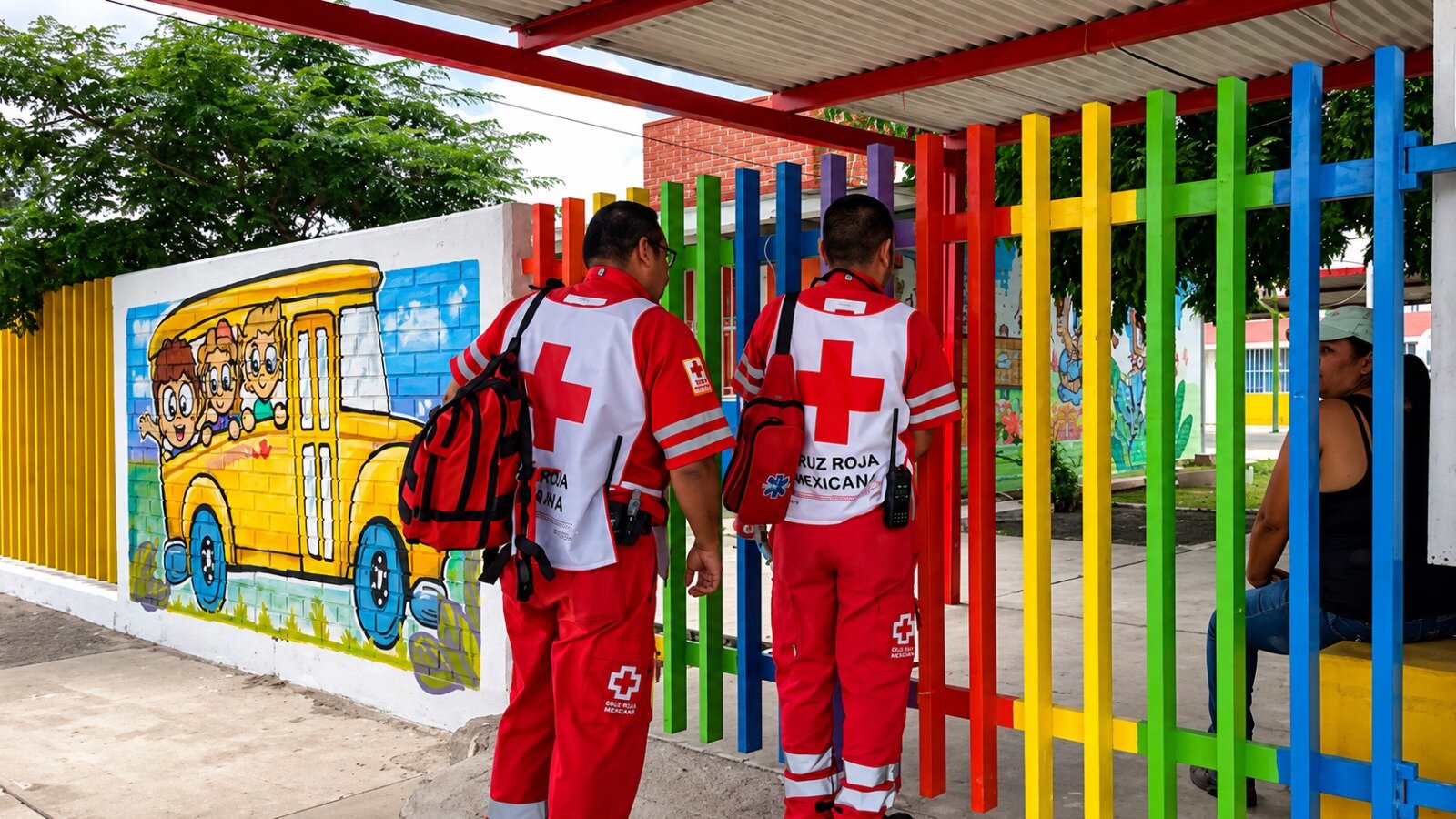 Cruz Roja: sin reportes del trágico accidente en kínder 
