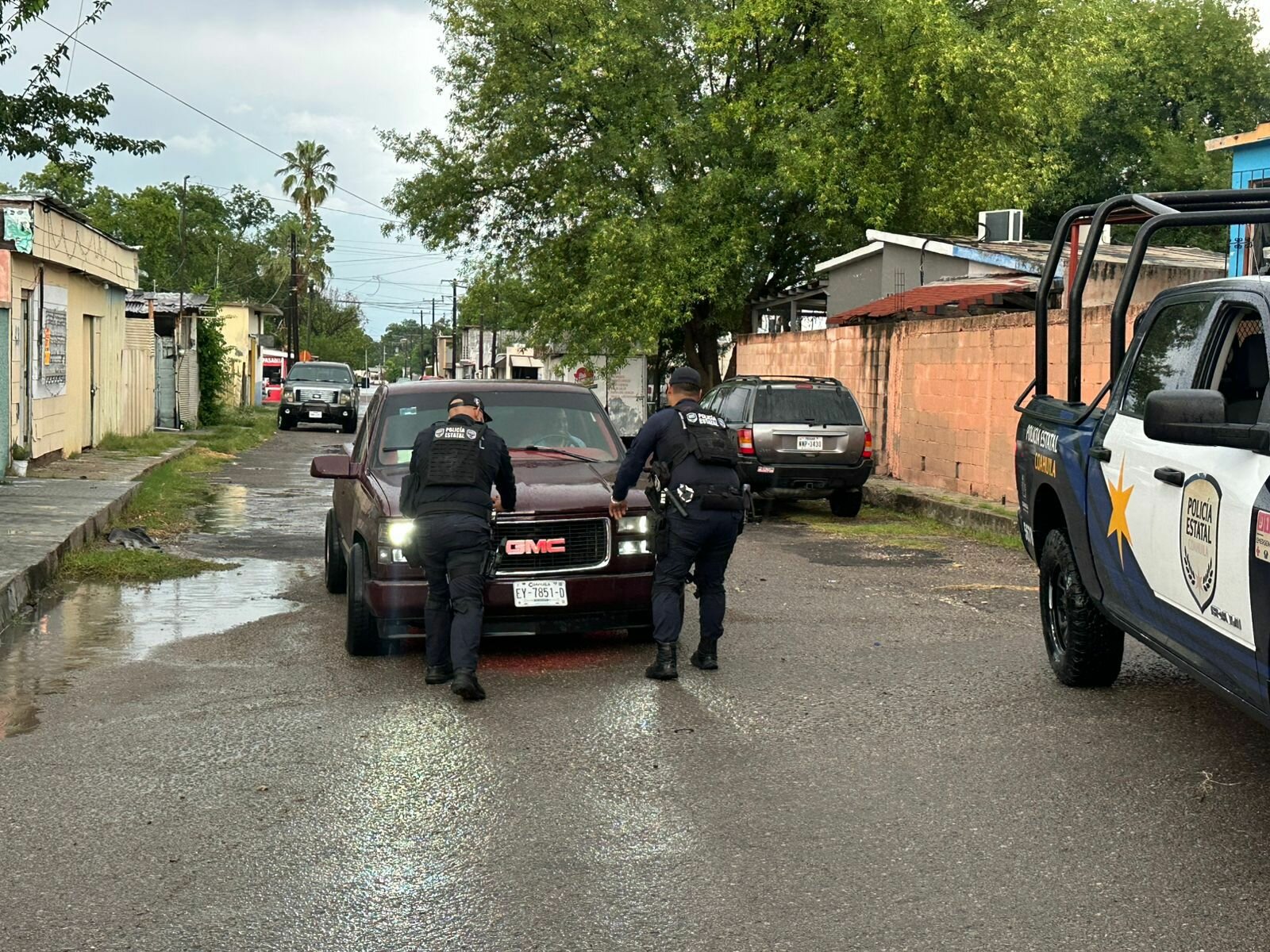 Apoya AIC y Policía Estatal en rescate de la población ante tormenta en Piedras Negras 