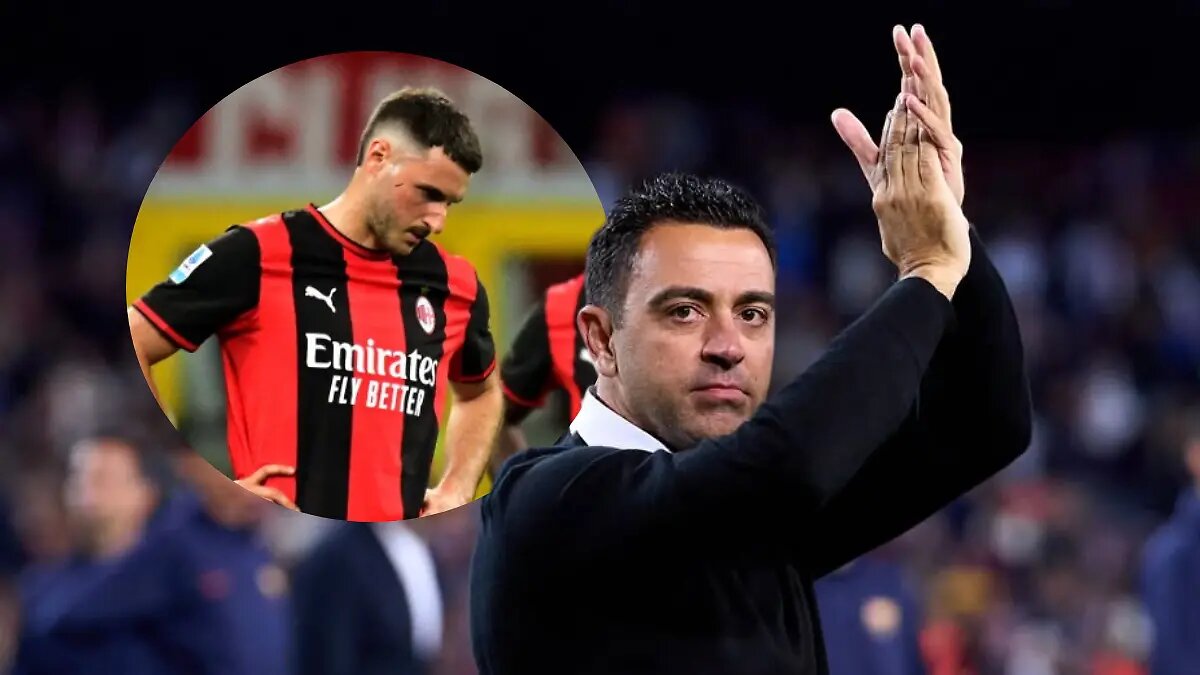Xavi Hernández sería candidato para dirigir al AC Milan de Santiago Gimenez