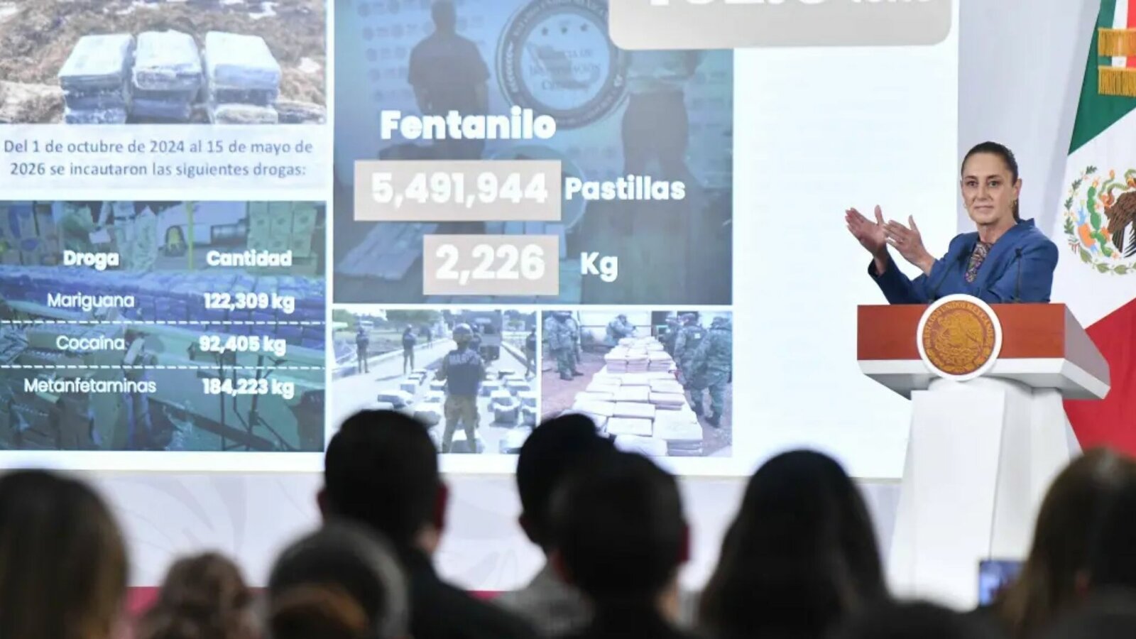 Semar reporta decomiso histórico de 71.4 toneladas de cocaína en lo que va del sexenio