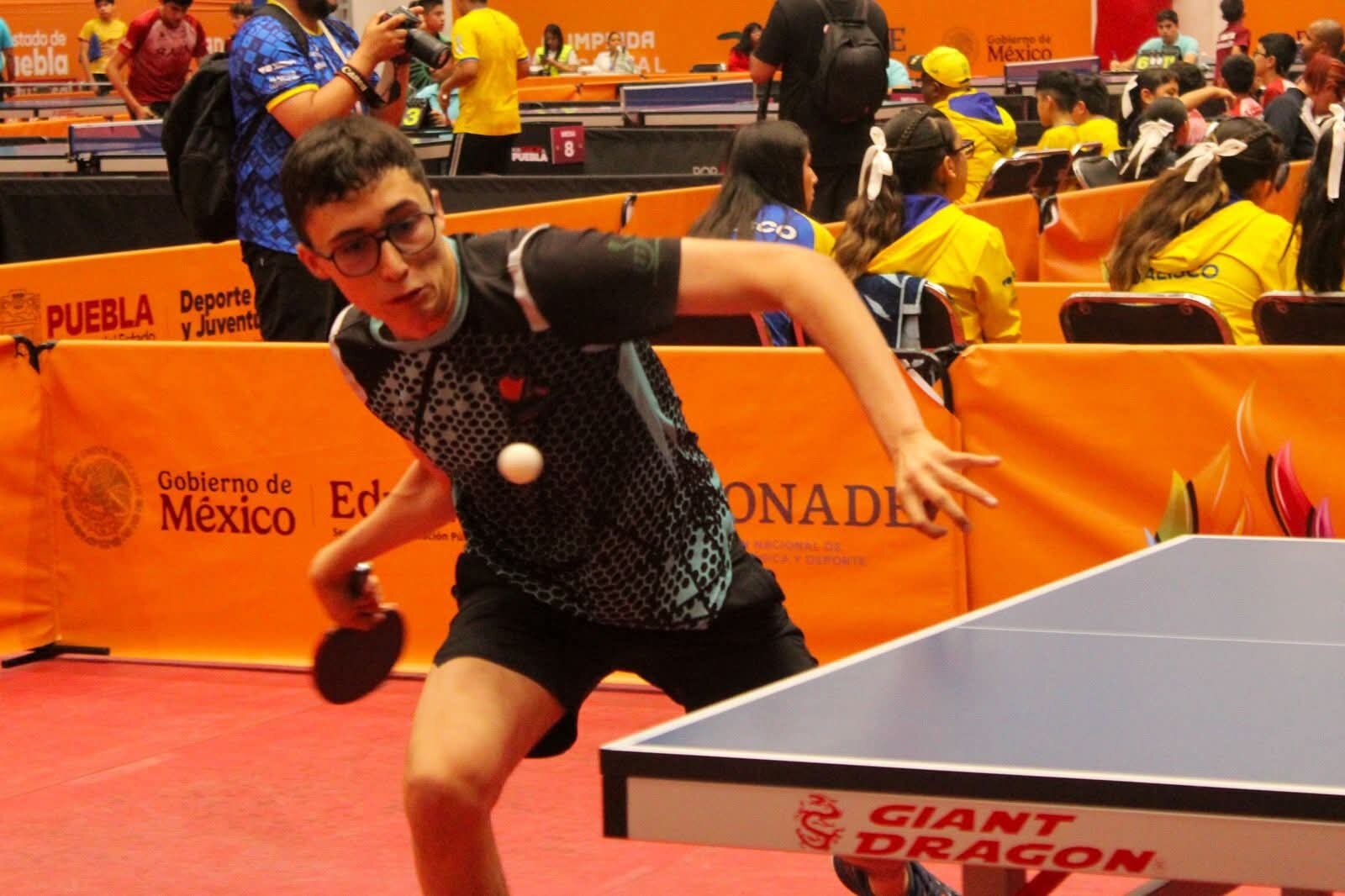 Coahuila inicia con bronce en tenis de mesa de la Olimpiada Nacional