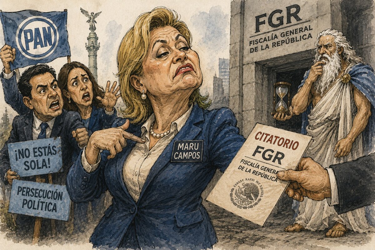 Caricatura editorial... “¿Persecución o investigación?”