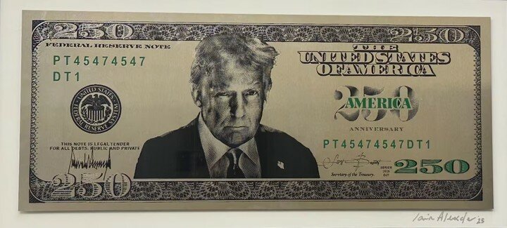 EU avanza en diseño de billete de 250 dólares con Trump