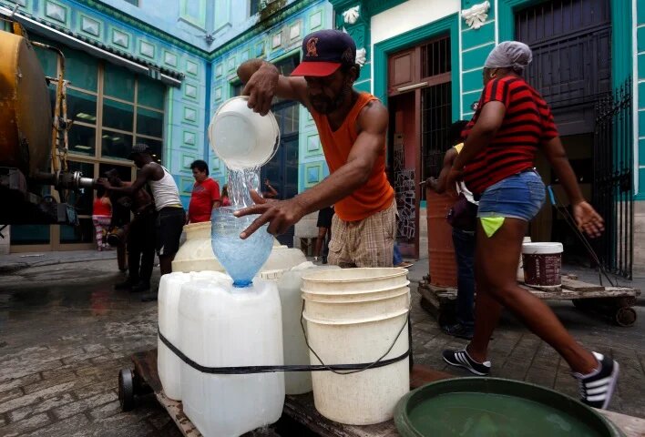 Escasez de agua se agrava en Cuba por crisis energética