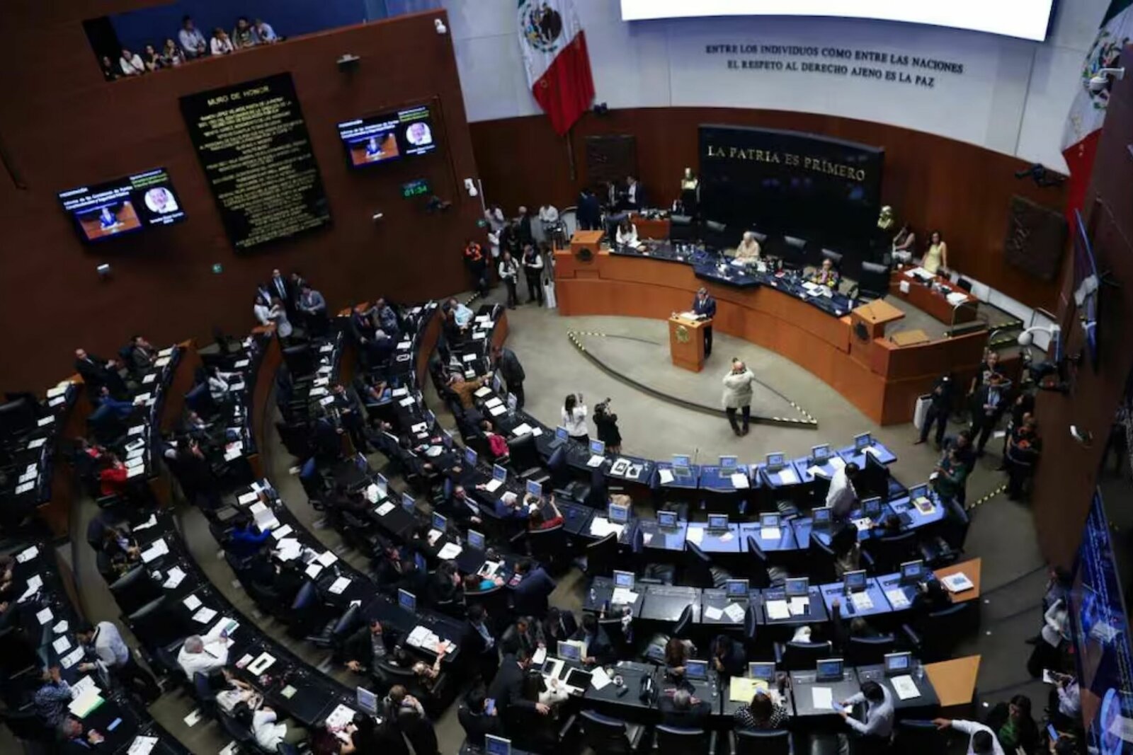 SHEINBAUM  El Senado de la República recibió dos iniciativas de reforma enviadas por la presidenta Claudia Sheinbaum para fortalecer la protección de derechos de autor
