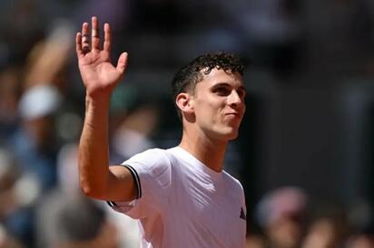 Cerúndolo vence a Landaluce en seis horas en Roland Garros