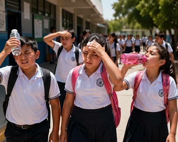 Implementan medidas preventivas por calor extremo en escuelas de Sabinas