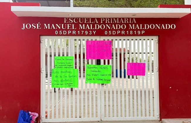 Sin clases otra vez en primaria José Maldonado por conflicto legal
