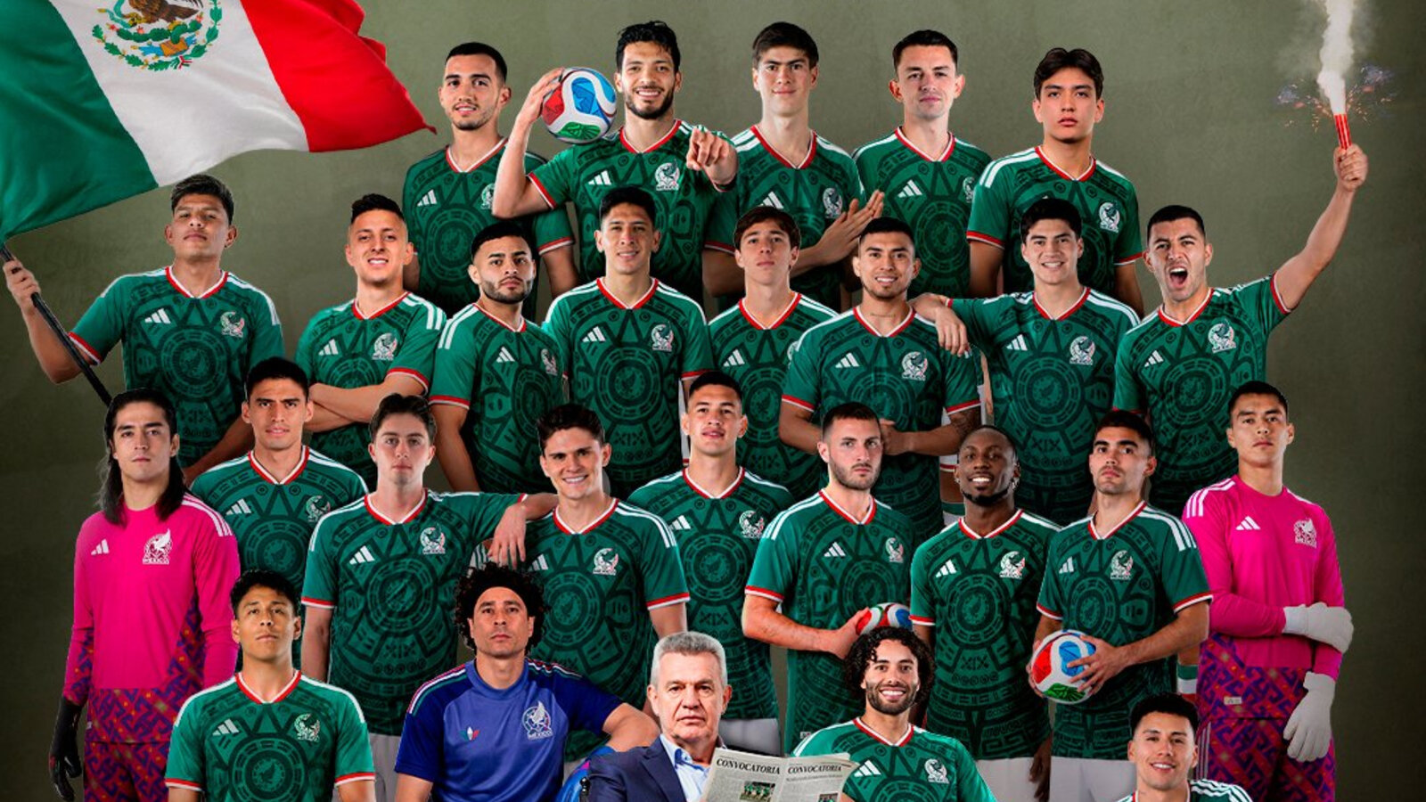 Selección Mexicana define su posible once para debut mundialista