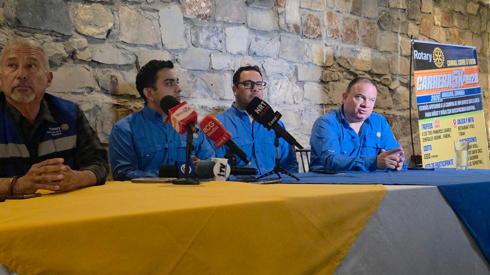 Club Rotario Santiago de Monclova lanza carrera 5K con causa en apoyo a niños con discapacidad auditiva