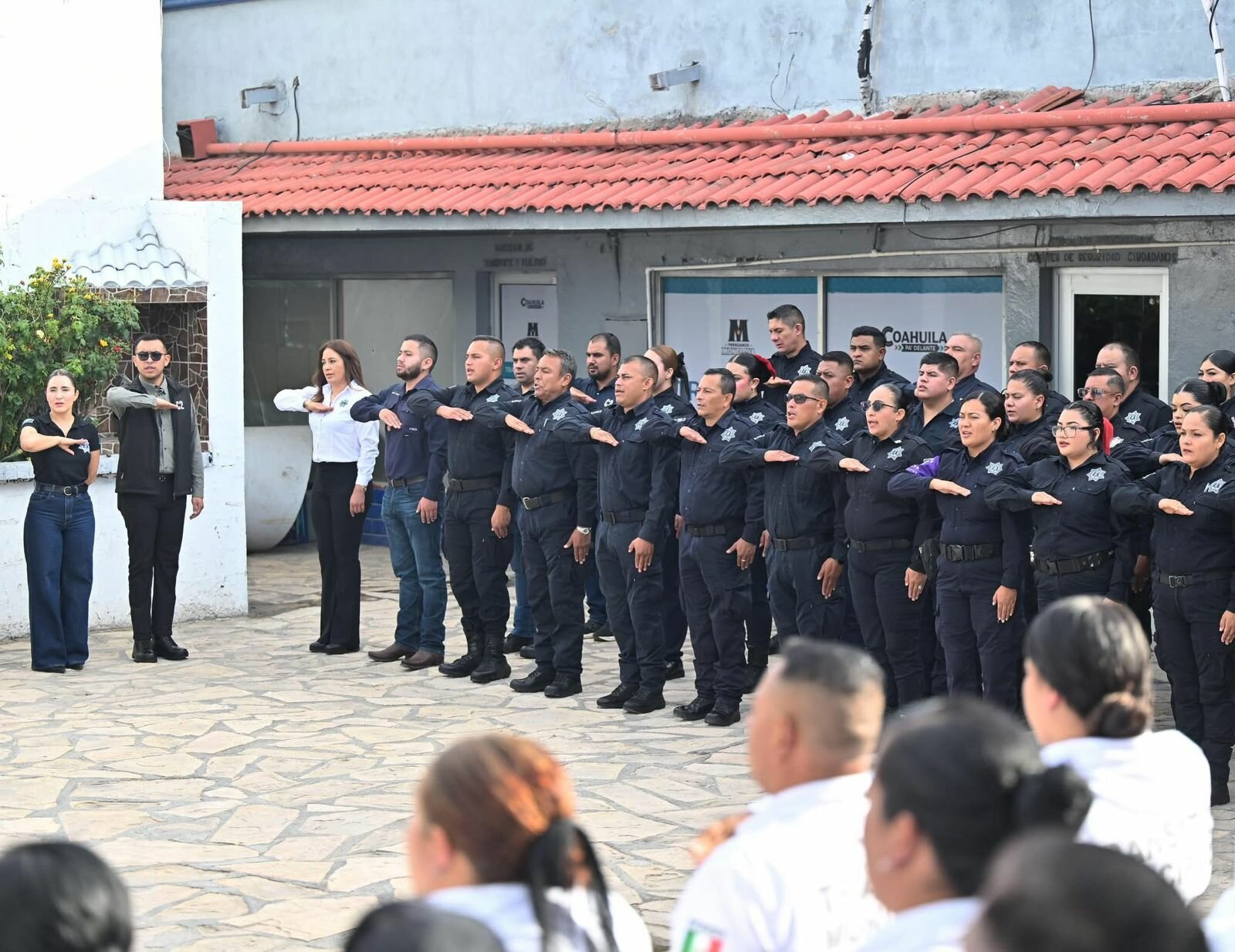 Monclova fortalece coordinación de seguridad con pase de lista de corporaciones