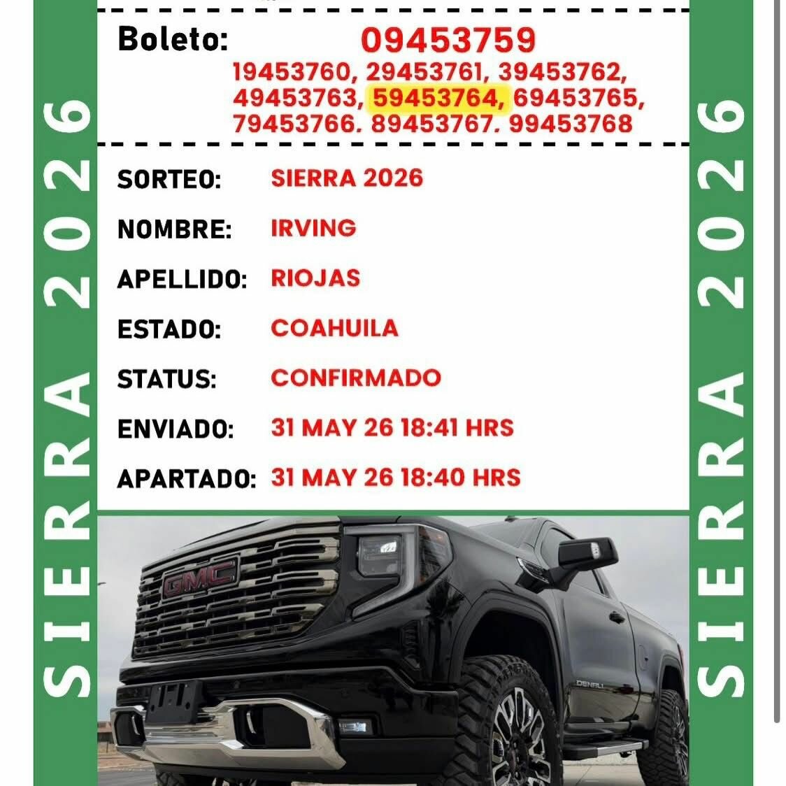 sorteo
