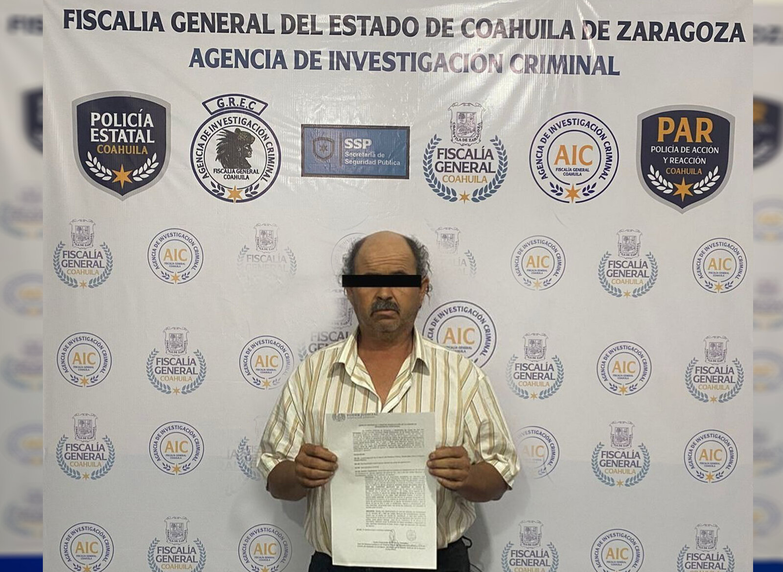 Fiscalía detiene a hombre por abuso a menor en Sabinas