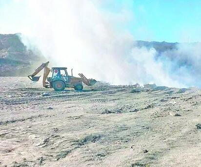 Mantienen vigilancia ante presunta reactivación de antiguo basurero