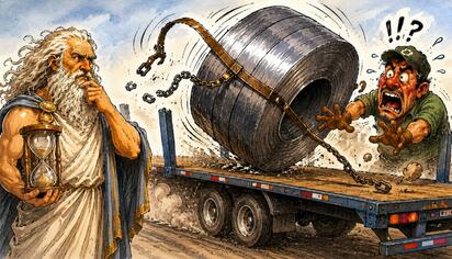 Cronos - Caricatura editorial... “Rollos sueltos, vidas en riesgo”