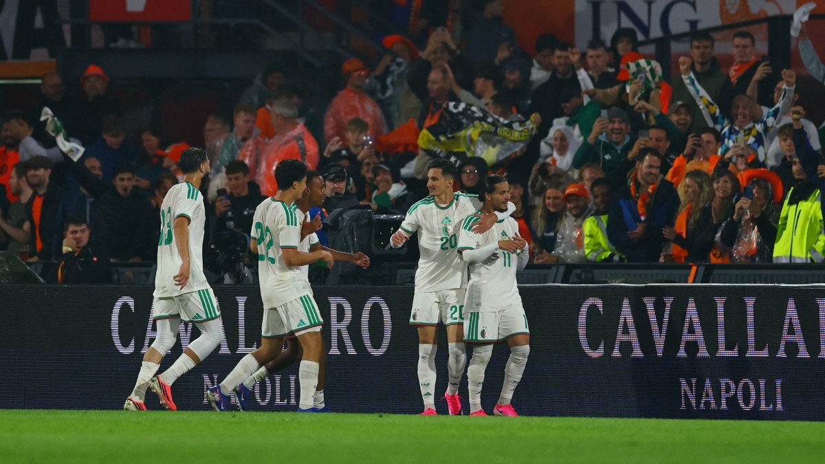 Argelia sorprende a Países Bajos en amistoso previo al Mundial