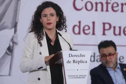 Luisa María Alcalde inauguró “Derecho de réplica”, un espacio semanal del Gobierno federal para responder a desinformación y aclarar temas de interés público.