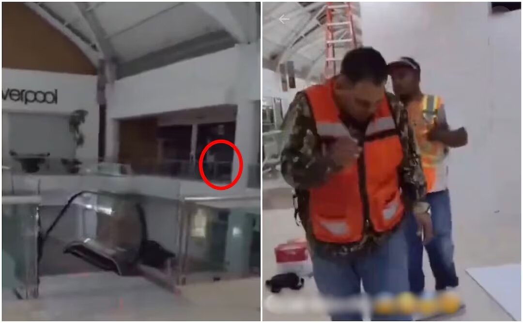 La misteriosa figura captada en una plaza que inquietó a trabajadores