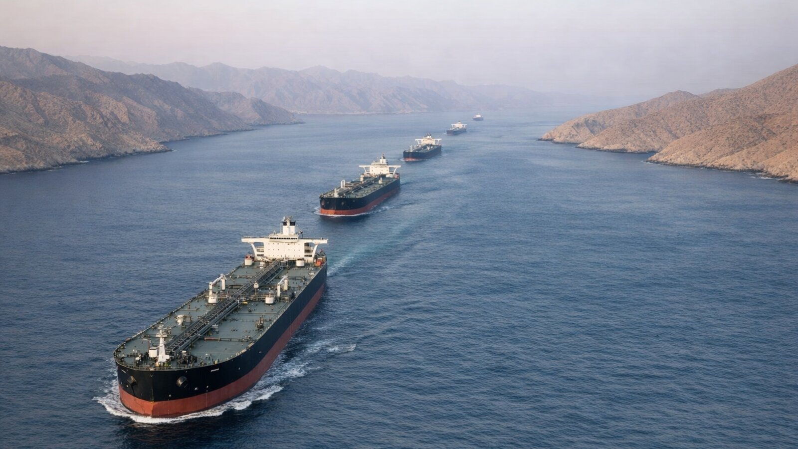 Cuatro petroleros iraníes cruzan Ormuz con 7 millones de barriles