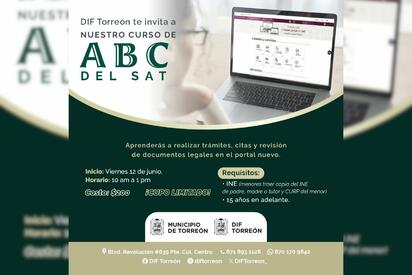 DIF Torreón invita a participar en los nuevos cursos de talleres Tonantzin para fortalecer el autoempleo y el desarrollo personal