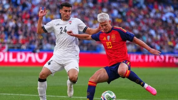 España empata 1-1 con Irak en amistoso en La Coruña