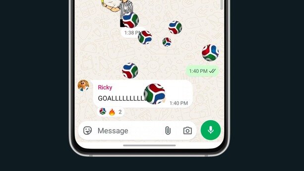 WhatsApp lanza emoji del balón Trionda para el Mundial 2026