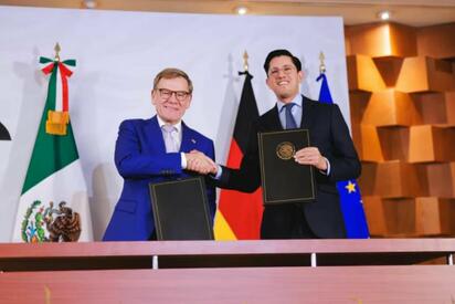 México y Alemania reafirmaron su cooperación bilateral durante una reunión en la SRE, en el marco de los 75 años de relaciones diplomáticas.  El canciller