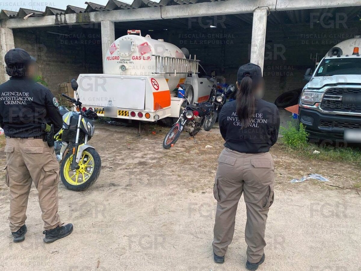Aseguran más de 7 mil litros de gas LP ilegal en Tabasco; detienen a 10 personas