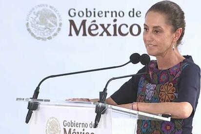 SHEINBAUM Sheinbaum denunció presiones extranjeras sobre la justicia mexicana, defendió la soberanía nacional y respaldó el legado de AMLO durante un evento público