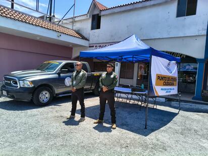 Fiscalía instala puntos de atención ciudadana para garantizar una jornada electoral segura en Monclova