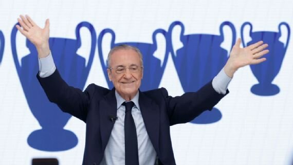 Florentino Pérez es reelegido presidente del Real Madrid tras vencer a Riquelme