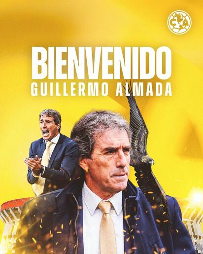 El América oficializó a Guillermo Almada como nuevo entrenador. El uruguayo llega para suceder a André Jardine tras el tricampeonato azulcrema.    El América