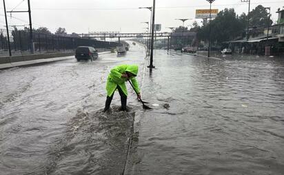 Lluvias generan afectaciones en CDMX