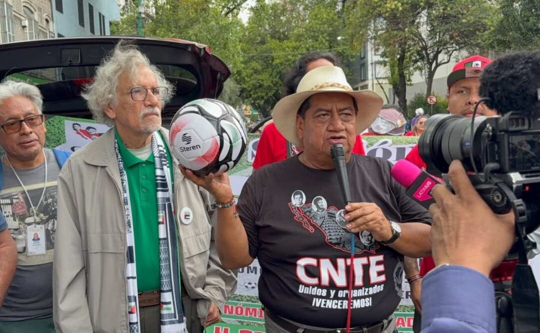 CNTE mantiene exigencia de diálogo con Sheinbaum y niega afectaciones a comercios