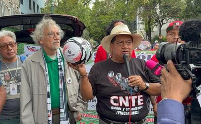 CNTE mantiene exigencia de diálogo con Sheinbaum y niega afectaciones a comercios