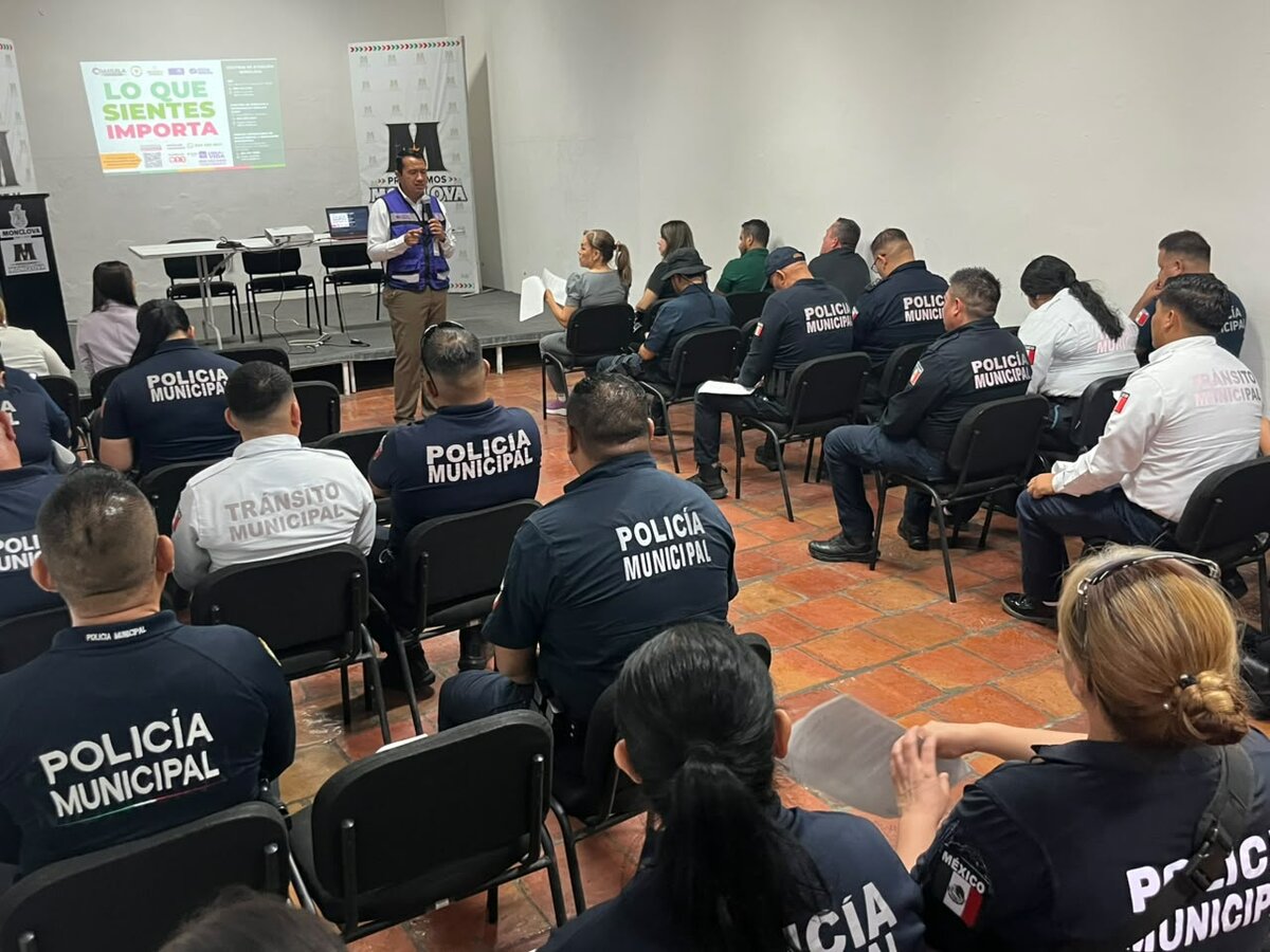 Capacitan a elementos de Seguridad Pública de Monclova para actuar ante conductas suicidas