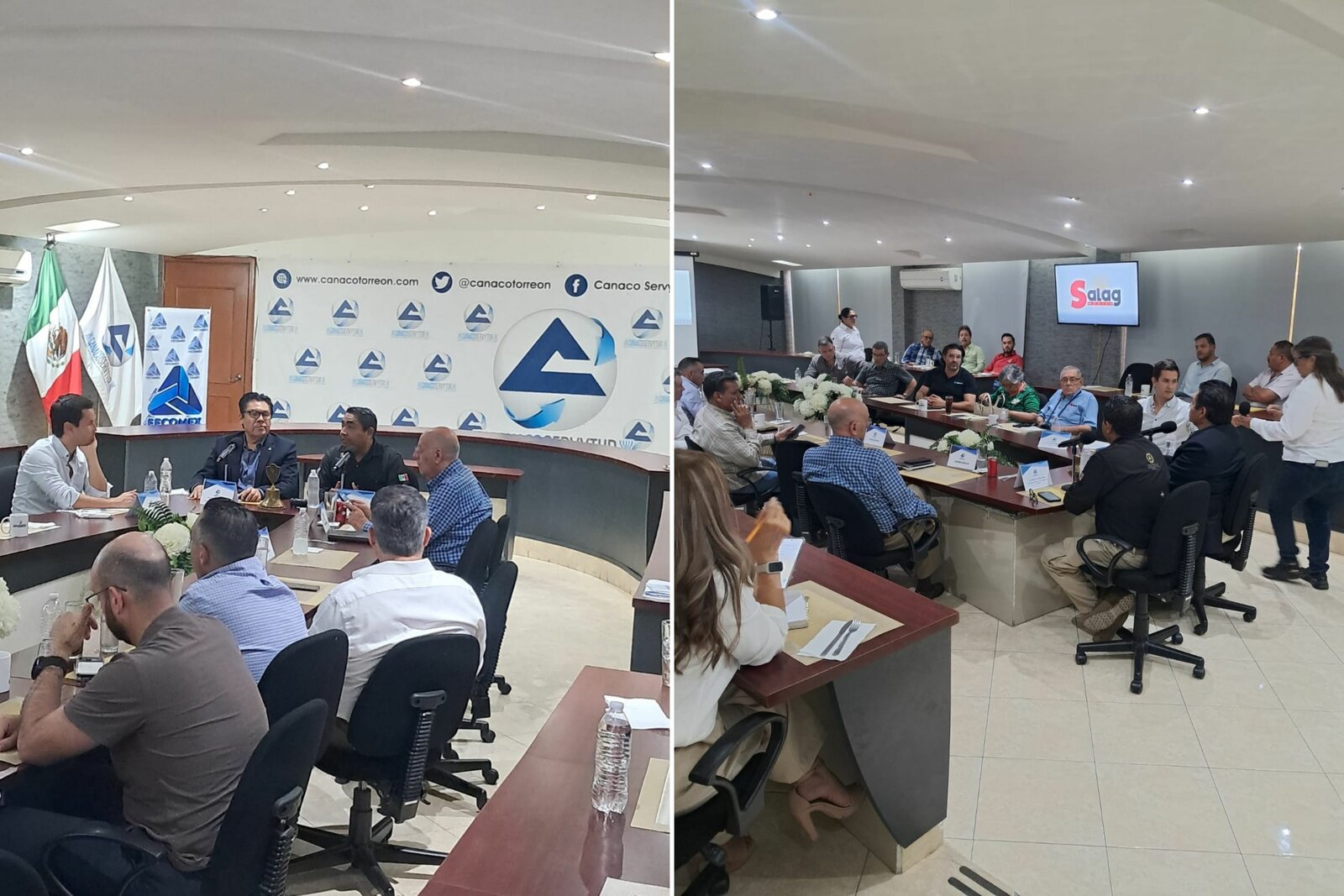 Refuerza Protección Civil protocolos de seguridad con empresarios de CANACO