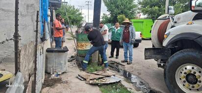 Reanudarán trabajos de desazolve en drenajes de Minas de Barroterán