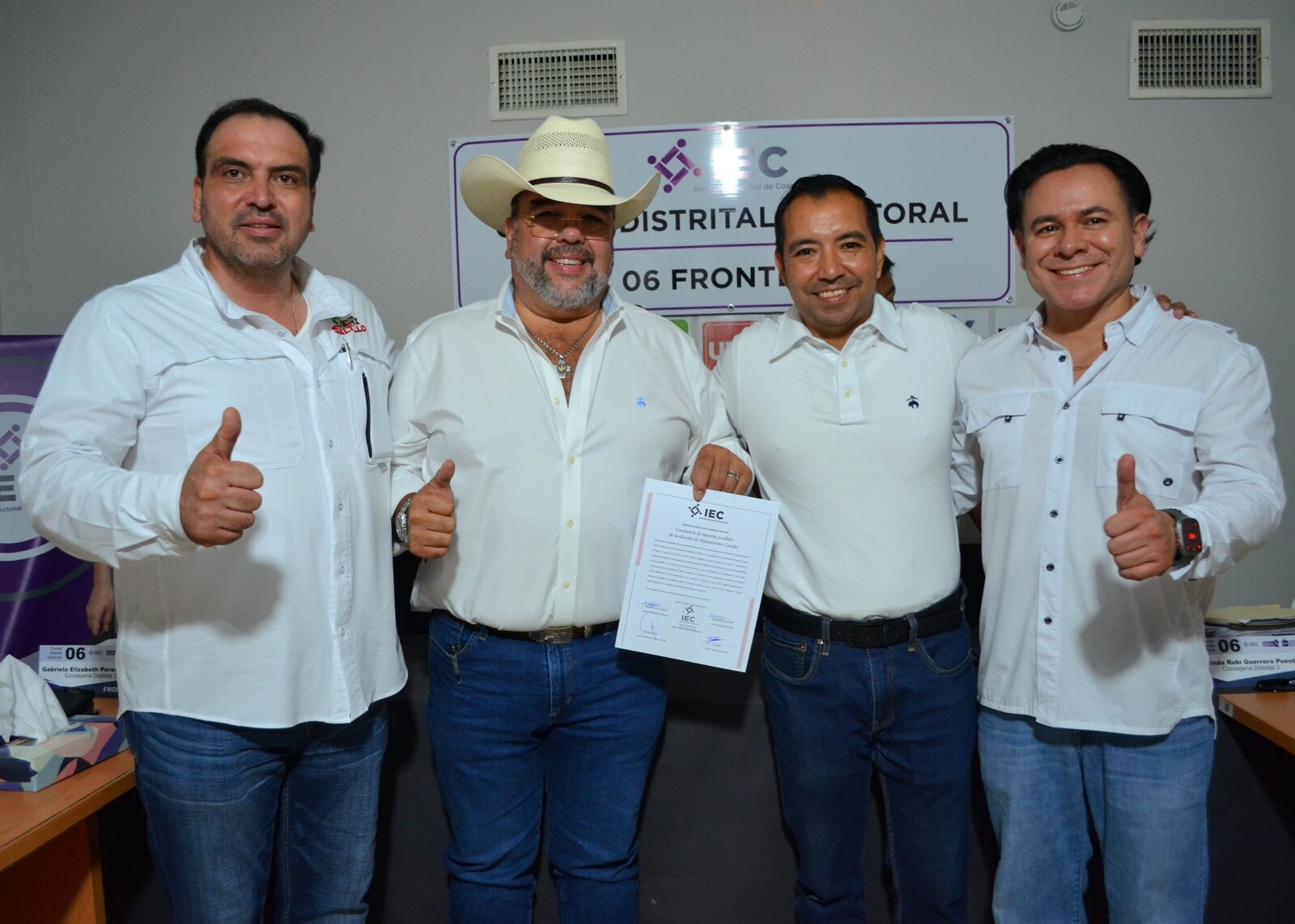 Región: Oficial ante IEC