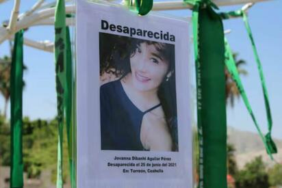Un tribunal de Torreón dictó 75 años de prisión contra el responsable de la desaparición de Jovanna Dibanhi Aguilar Pérez, ocurrida en 2021.  El Tribunal
