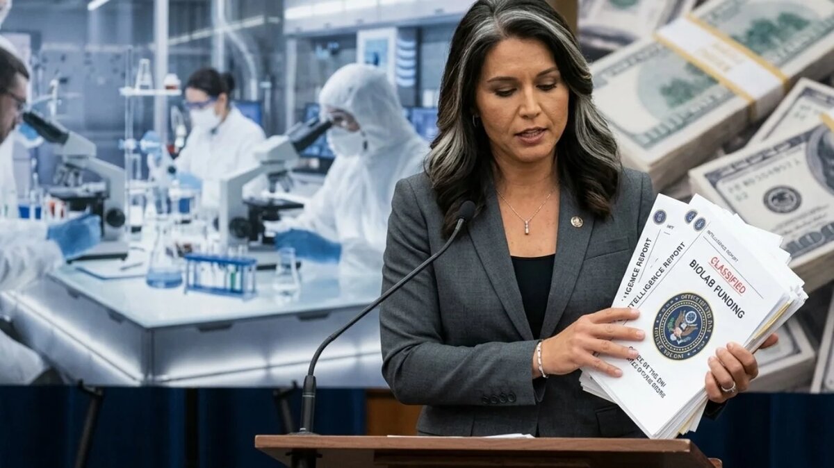 Tulsi Gabbard revela supuesta financiación de EU a laboratorios biológicos