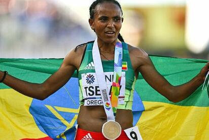 Gudaf Tsegay es suspendida por dopaje cuatro meses en atletismo