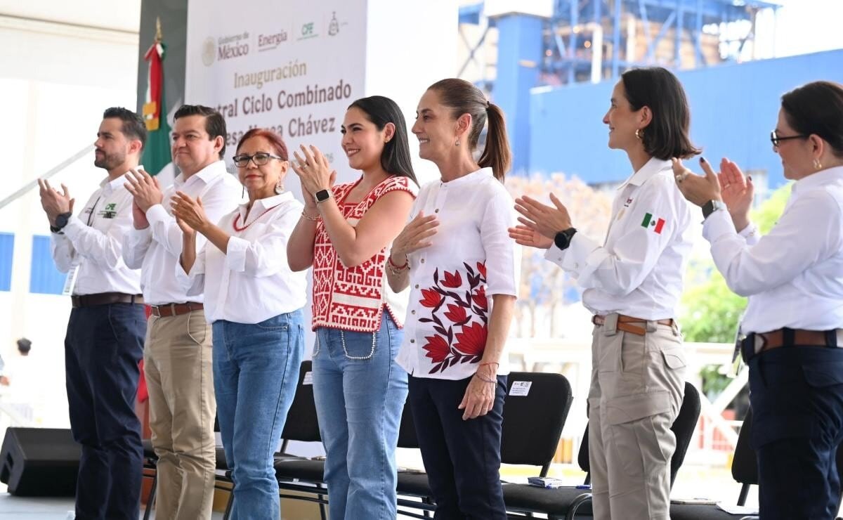 Inaugura Sheinbaum central de ciclo combinado en Manzanillo, Colima
