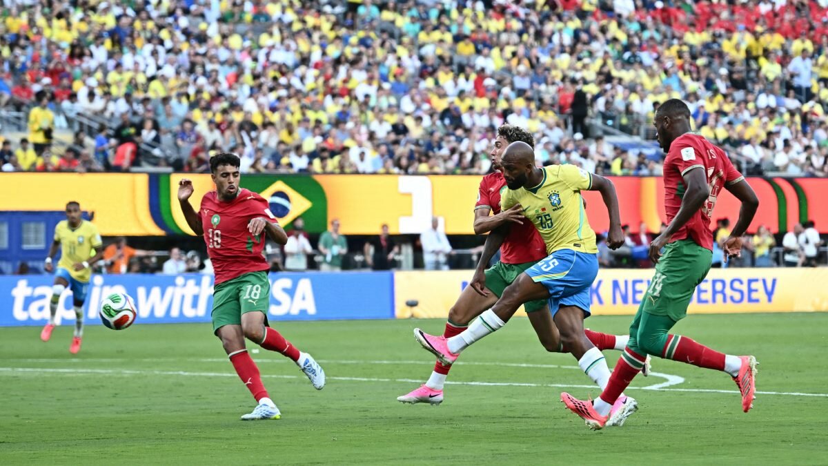 Vinicius rescata empate para Brasil ante Marruecos