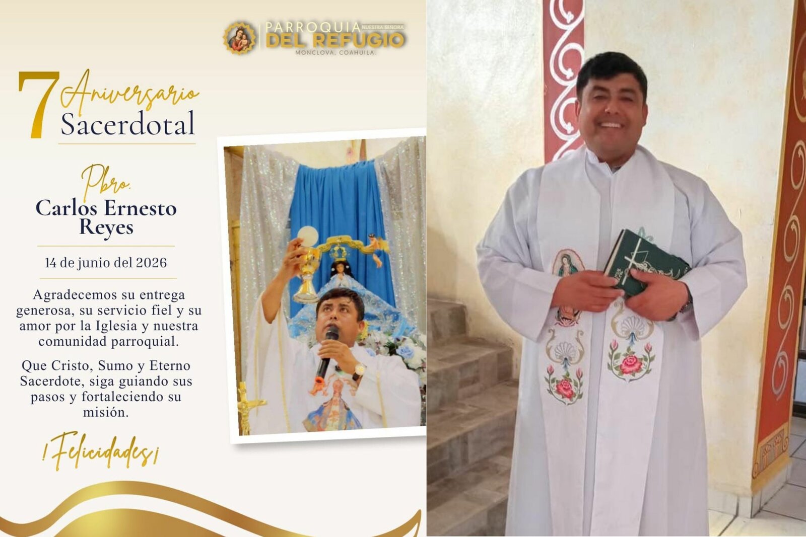 Siete años guiando corazones con su vocación