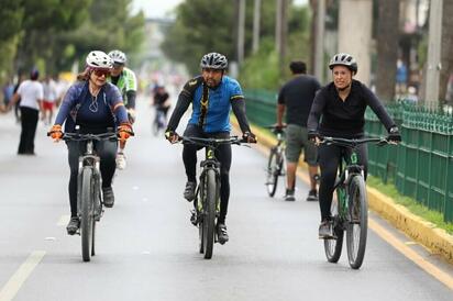 Saltillenses disfrutan  la Ruta Recreativa