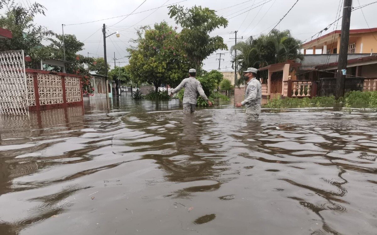  Activan Plan DN-III-E tras lluvias e inundaciones en Piedras Negras