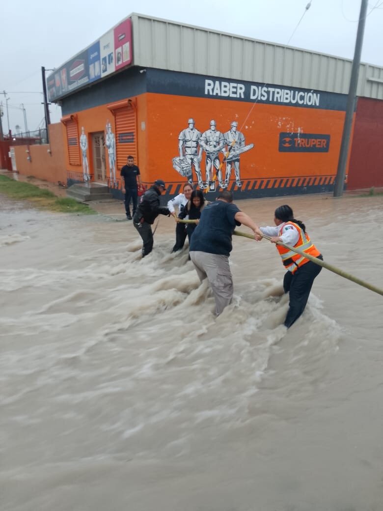 Inundación: El incidente se registró sobre el bulevar República, a la altura del Laguito Mexicano