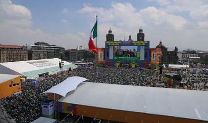 Las fuertes lluvias registradas este lunes obligaron a suspender actividades del FIFA Fan Fest en Monterrey y afectaron eventos programados en Ciudad