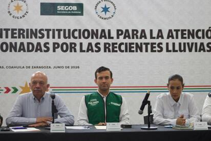 Coordinan acciones para acelerar recuperación en sectores afectados por las lluvias